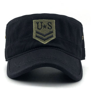 Casual Sports Cotton Peaked Cap | Alphabet Embroidery Flat Cap 4