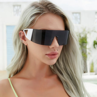 New-Style Wraparound Large-Frame Sport Sunglasses 4