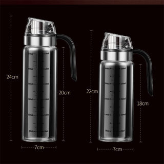 Automatic Glass Oil & Soy Sauce Bottle | Self-Opening Lid