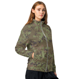 Unisex Track jacket,  digital green camo