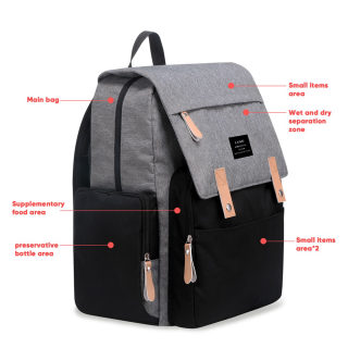 Large-Capacity Diaper Bag Backpack for Parents 4