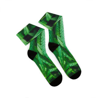 Cannabis leaf socks 14