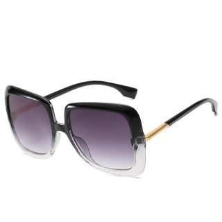 Square-Frame Trendy Gradient Sunglasses 3