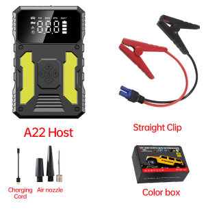 12V Car Jump Starter with Air Compressor, Portable Power Bank 6