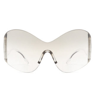 Women's Oversized Steampunk-Style Sunglasses