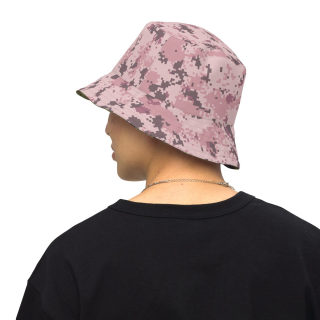 Reversible Bucket Hat "Digital Mil Camo Green/Pink" 2