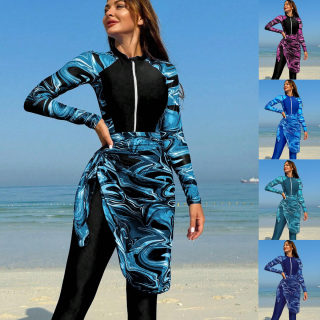 One-piece swimsuit (long-sleeve)