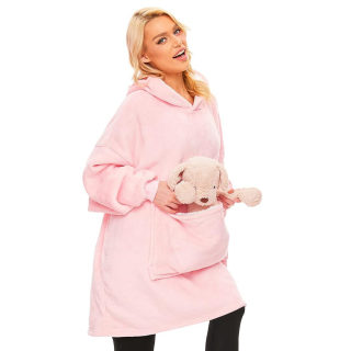 Oversized Thick Pullover Hoodie | Kangaroo Pocket Blanket-Like Cozy Sweatshirt 5