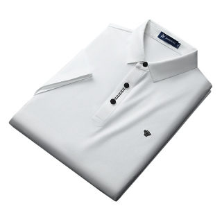 Flip Collar Seamless Short Sleeve T-Shirt for Men | Business Casual 3