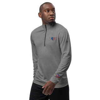 Adidas Quarter Zip Pullover "Happy USA" 9
