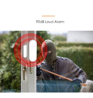 Smart WiFi Door & Window Sensor | Tuya Security Contact Alarm 5