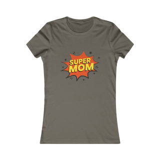 Super Mom Comic Burst T-Shirt | 80s Retro Graphic Tee 8