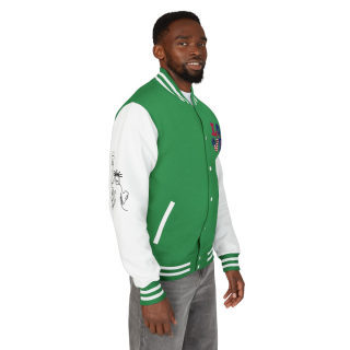 Trick or Treat Jack-o'-Lantern Letterman Jacket | Halloween Varsity Jacket 93
