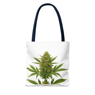 Cannabis Bud Illustration Tote | Botanical Cannabis Plant Tote 28
