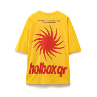 Casual Letter Print Cotton T-Shirt | Golden 2