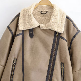 Faux Fur One-Piece Coat 2