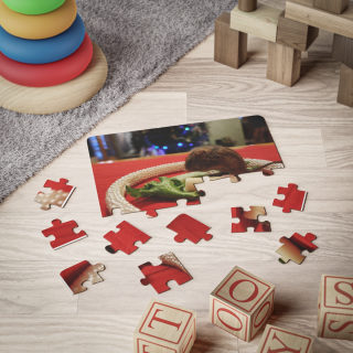Pet Rat on Red Blanket Kids' Puzzle | 30-Piece Jigsaw 2