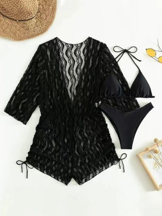 Mesh bikini set (long-sleeve) 6