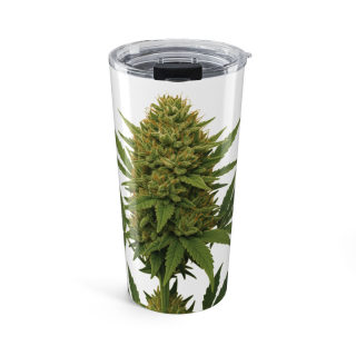 Cannabis Bud Illustration Tumbler, 20oz 2