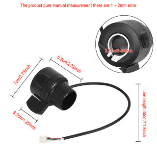E-scooter part — thumb throttle compatible with KuKirin G2