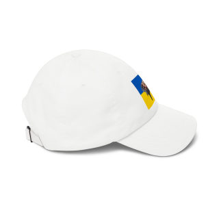 Grill Skewers on Blue Yellow Flag Dad Cap | BBQ Ukraine Baseball Hat 34