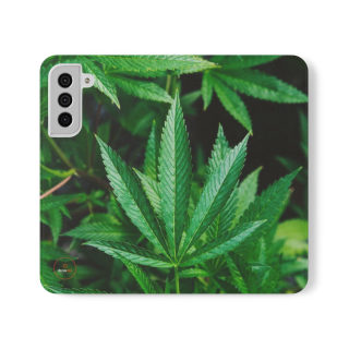Marijuana leaf flip case 2