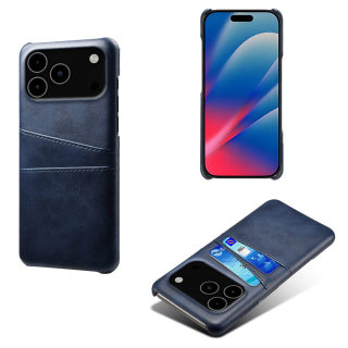 Leather dual-card phone case — fits iPhone 17 Pro Max 3