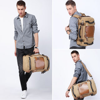 Retro Casual Large Capacity Men's Backpack | Multifunctional Travel Rucksack