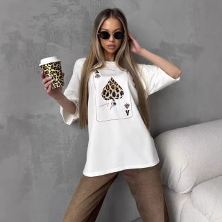 Round Neck Loose-Fit T-Shirt for Women 3