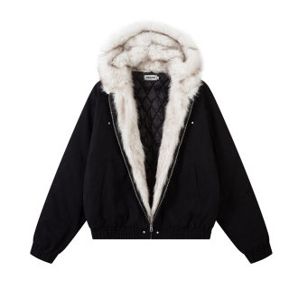Plucked Texture Padded Jacket 3