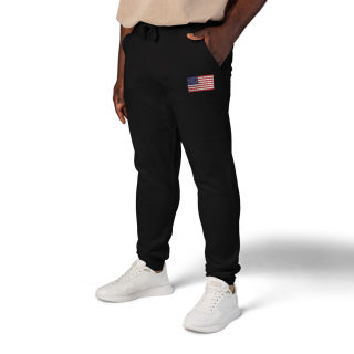 American flag embroidered sweatpants 64