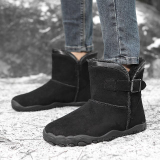 High-Top Suede Snow Boots | Plush-Lined Winter Boots 4