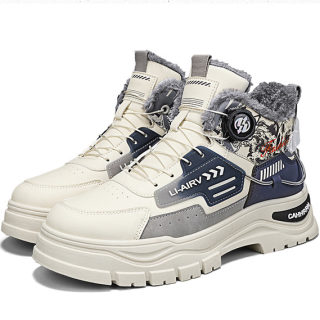 Men's Martin Boots | Fleece-Lined Waterproof Anti-Slip High-Top Work Boots 2