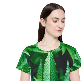 Cannabis Leaf All-Over Print Jersey 7
