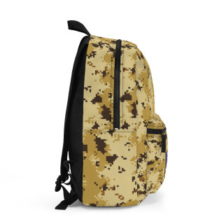 Desert Digital Camo American Flag Backpack | Tan Camo USA Flag Pack 2