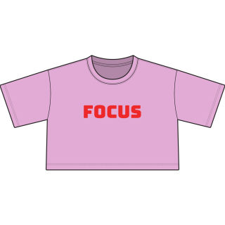 FOCUS graphic cropped tee 6