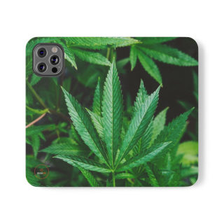 Marijuana leaf flip case 10