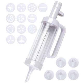 Cookie Press Gun Set with Nozzles, Full Baking Kit 5