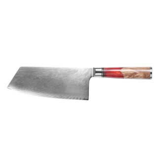 XUANFENG VG10 Steel Kitchen Knife Set | Chef & Bread Knife, Wood Handle 6