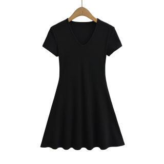 V-Neck Short Sleeve Mini Dress 6