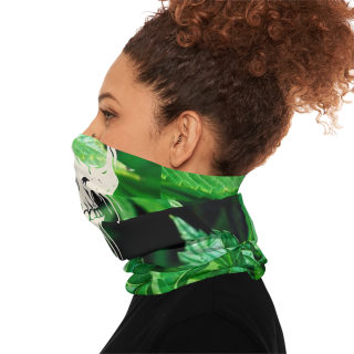 Marijuana Leaf Skull Neck Gaiter 7