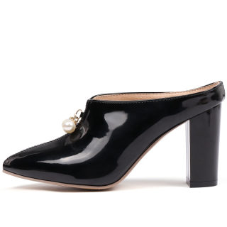 Sexy Pointed Toe Mule Sandals | Women's High Heel Summer Slides 6