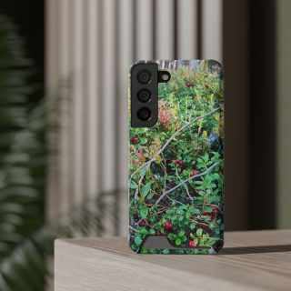 Wild berry bush phone case 92