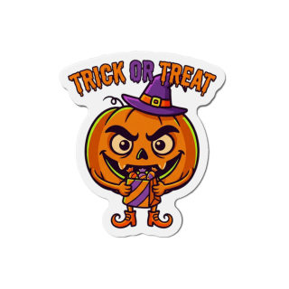 Trick or Treat Pumpkin Magnet 2