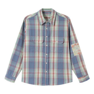 Embroidered Plaid Shirt | American Vintage