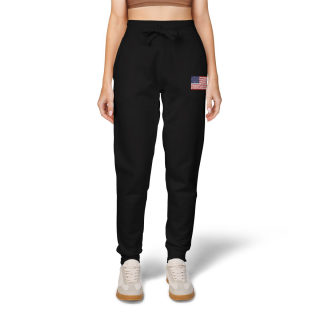 American flag embroidered sweatpants 40