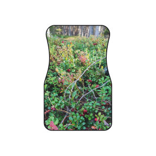 Forest berry groundcover car mats | front floor mats (set of 2) 3