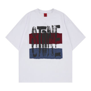 Color Block Embroidered Short Sleeve T-Shirt
