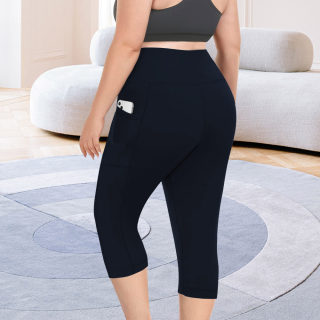 Milk-Silk 7/8 High-Waist Yoga Pants with Pocket 6