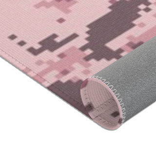 Pink Digital Camo Area Rug 17